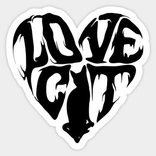 Love cats Sticker